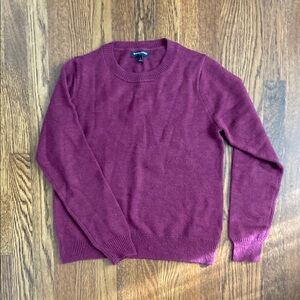 Banana Republic Plum Crew Neck Sweater